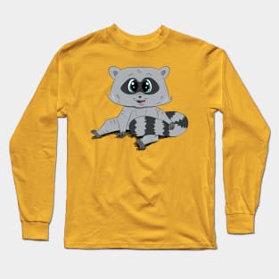 Racky Raccoon Long Sleeve T-Shirt